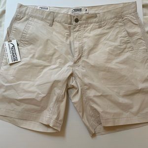 Mountain Khakis 40x8  Mens stretch poplin short slim fit. NEW…Never worn